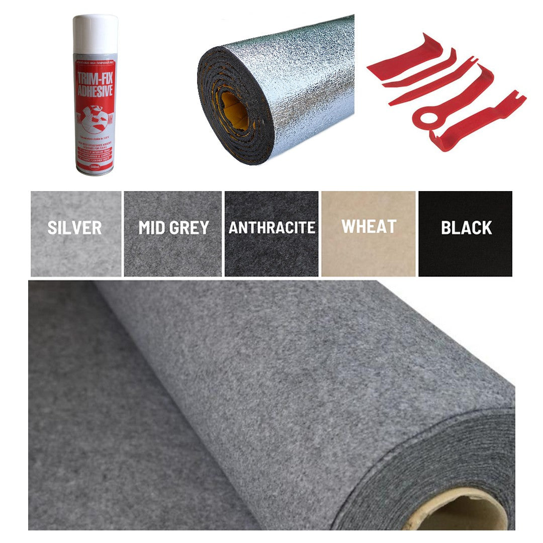 4 Way Stretch carpet and van insulation