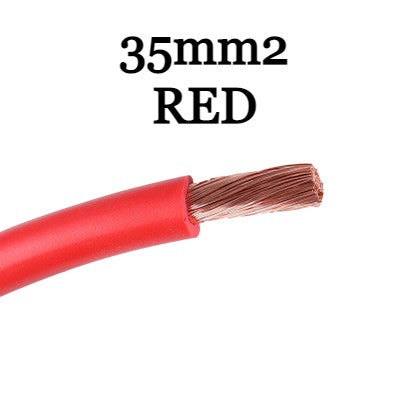 Hi-Flex Battery Cable 10mm² - 50mm² PVC Heavy Duty Welding Wire Starter Inverter
