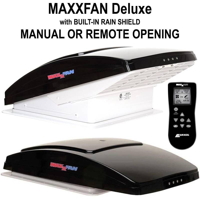 MAXXAIR MAXXFAN DELUXE ROOF VENT FAN INCLUDING REMOTE CONTROL NICHE maxxair-maxxfan-deluxe-roof-vent-fan-including-remote-control-niche