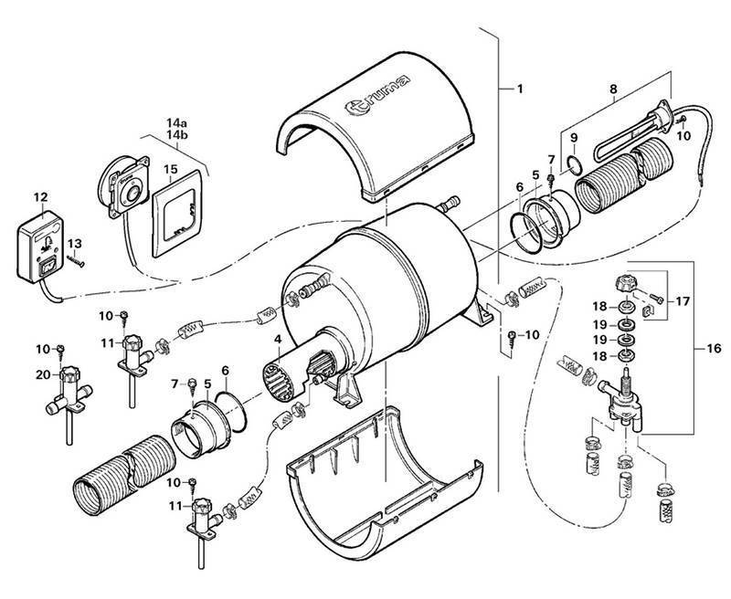 Genuine Truma Therme TT2 Electric & Hot air Water Heater