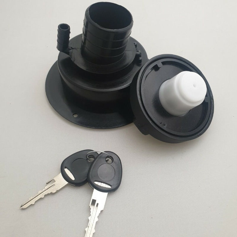 Fresh water filler cap/ inlet lockable 2 x keys