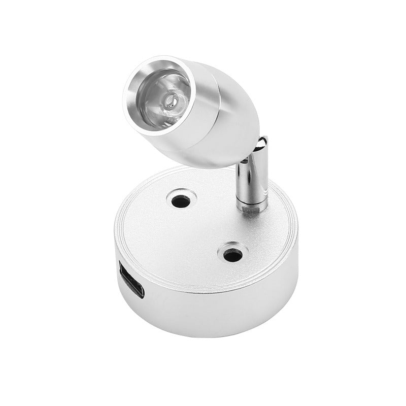12V LED Interior Spot Reading Light Touch Switch USB