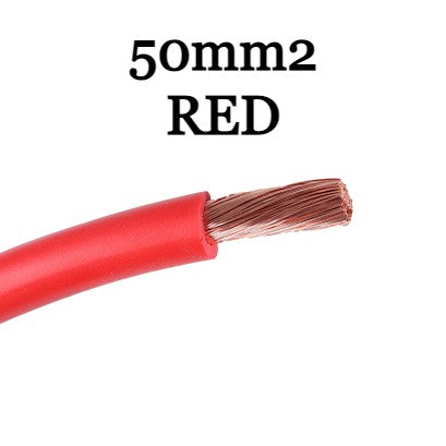 Hi-Flex Battery Cable 10mm² - 50mm² PVC Heavy Duty Welding Wire Starter Inverter