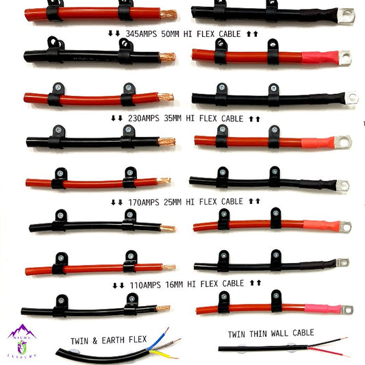 Hi-Flex Battery Cable 10mm² - 50mm² PVC Heavy Duty Welding Wire Starter Inverter