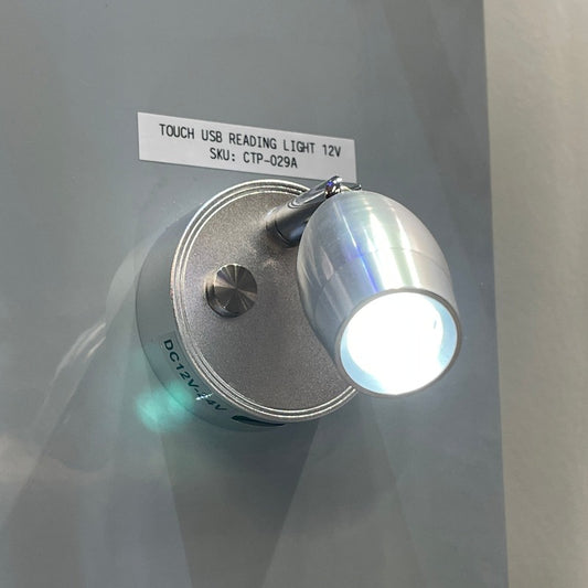 12V LED Interior Spot Reading Light Touch Switch USB