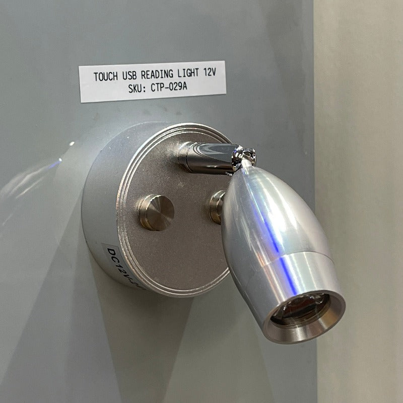 12V LED Interior Spot Reading Light Touch Switch USB