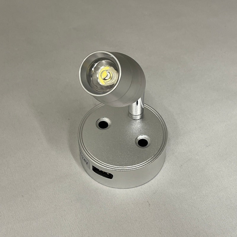 12V LED Interior Spot Reading Light Touch Switch USB
