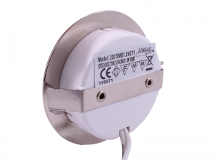 Dimatec Recessed LED 'Touch' Down light - Nickel (Warm White)