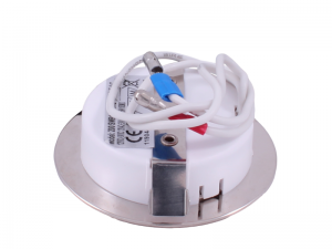 Dimatec Recessed LED 'Touch' Down light - Nickel (Warm White)