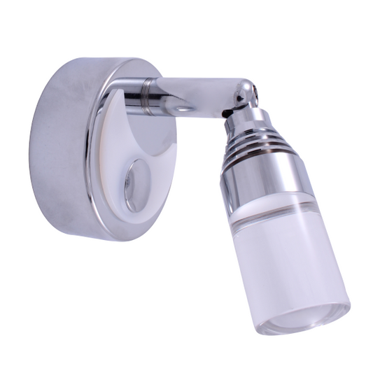 Dimatec Chrome 12v 1w LED Touch reading light