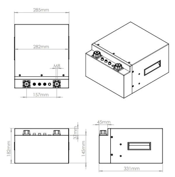 Roamer 230 Seat Base 4 Lithium Battery