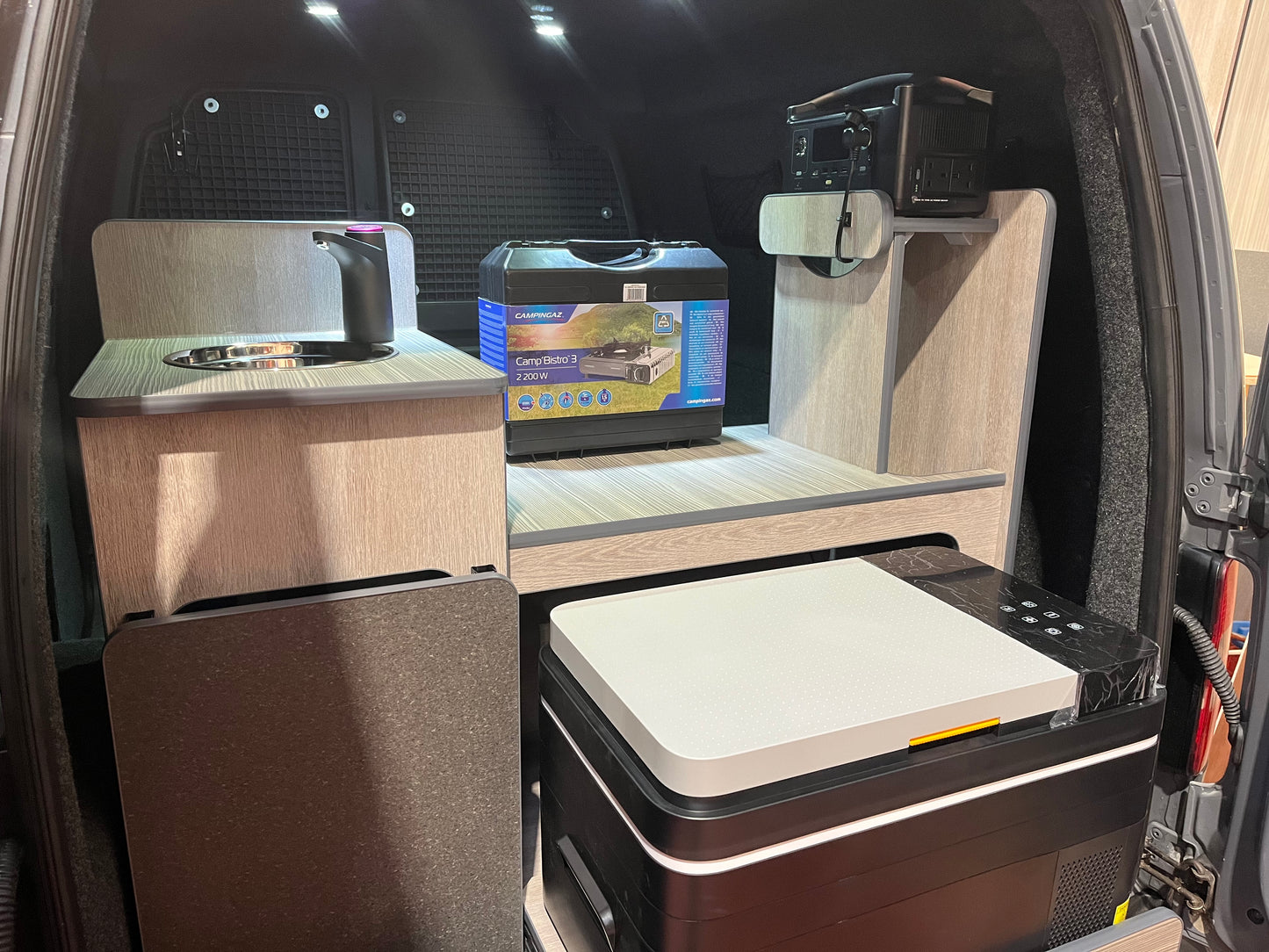 Campervan 5 in 1 Kitchen Pod Fridge, Stove, Sink, Power, Storage Van Conversion unit