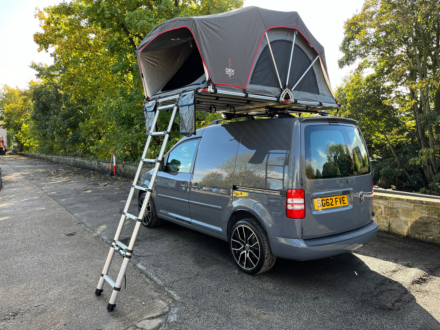 Volkswagen Caddy Camper VW Off grid Micro Camper