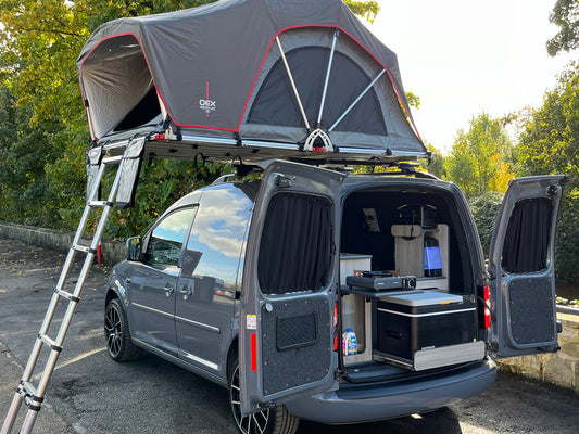 Volkswagen Caddy Camper VW Off grid Micro Camper