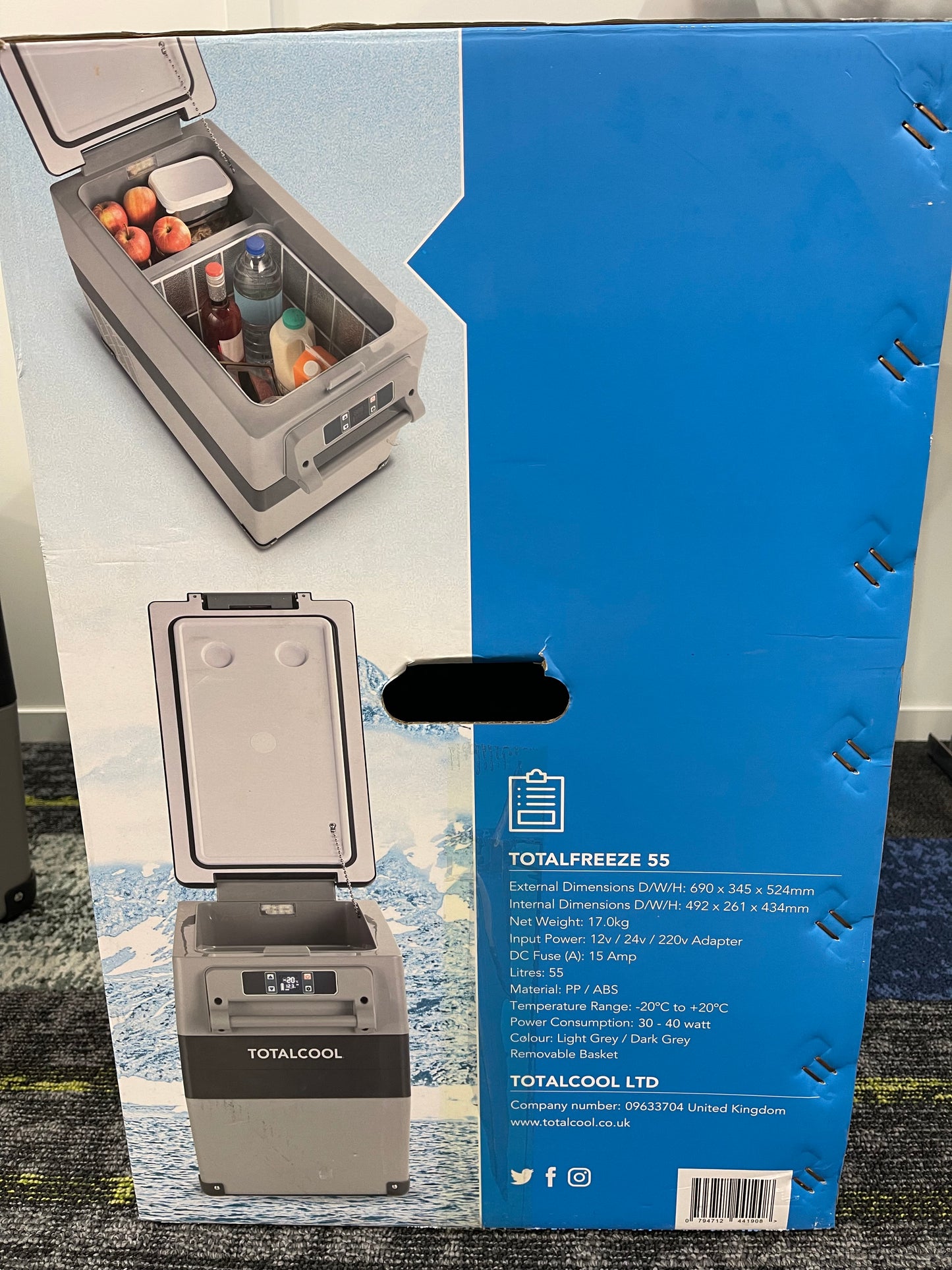 Total Cool 55 Portable Fridge/ Freezer