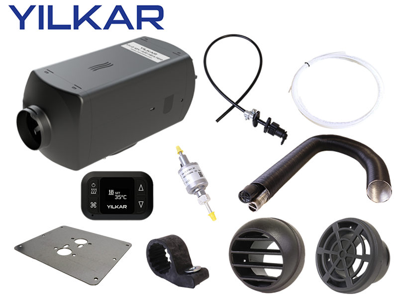 Yilkar Air Diesel Heater – YH2 Standard kit Full Kit