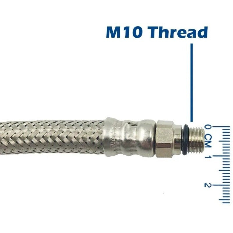 John Guest 12mm Push Fit x M10 Monobloc Tap Hose Kit
