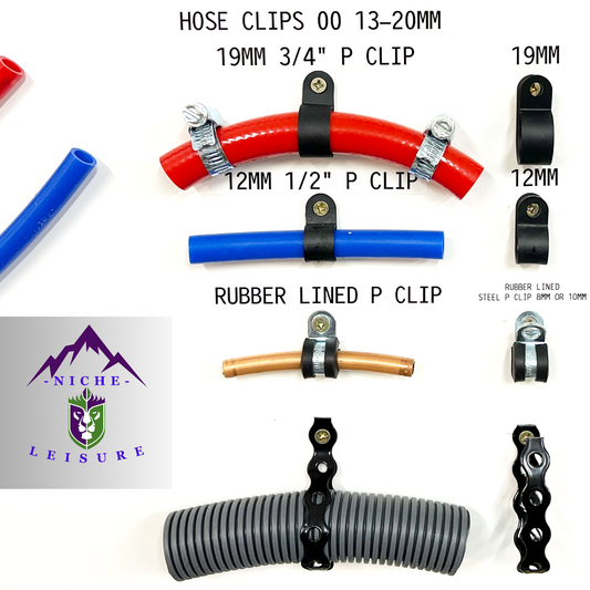 Pipe and cable clips and fixings