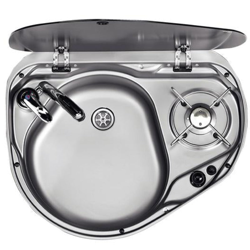 Smev MO8821RM Hob & Sink Left or Right sink
