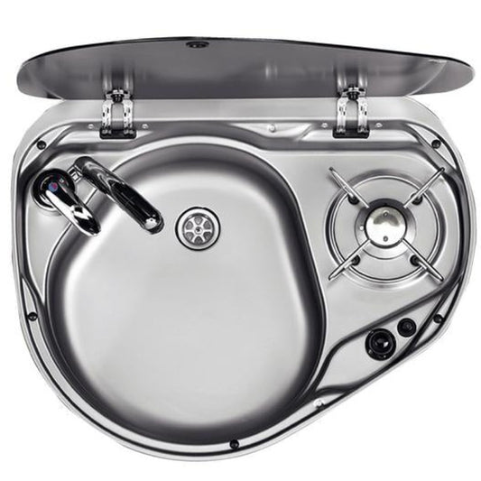 Smev MO8821RM Hob & Sink Left or Right sink